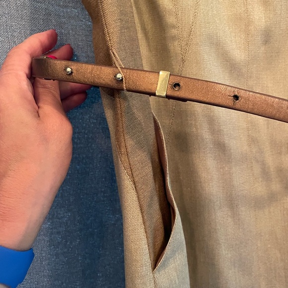 Tan Etcetera dress with belt size 8 nwt - Picture 3 of 5